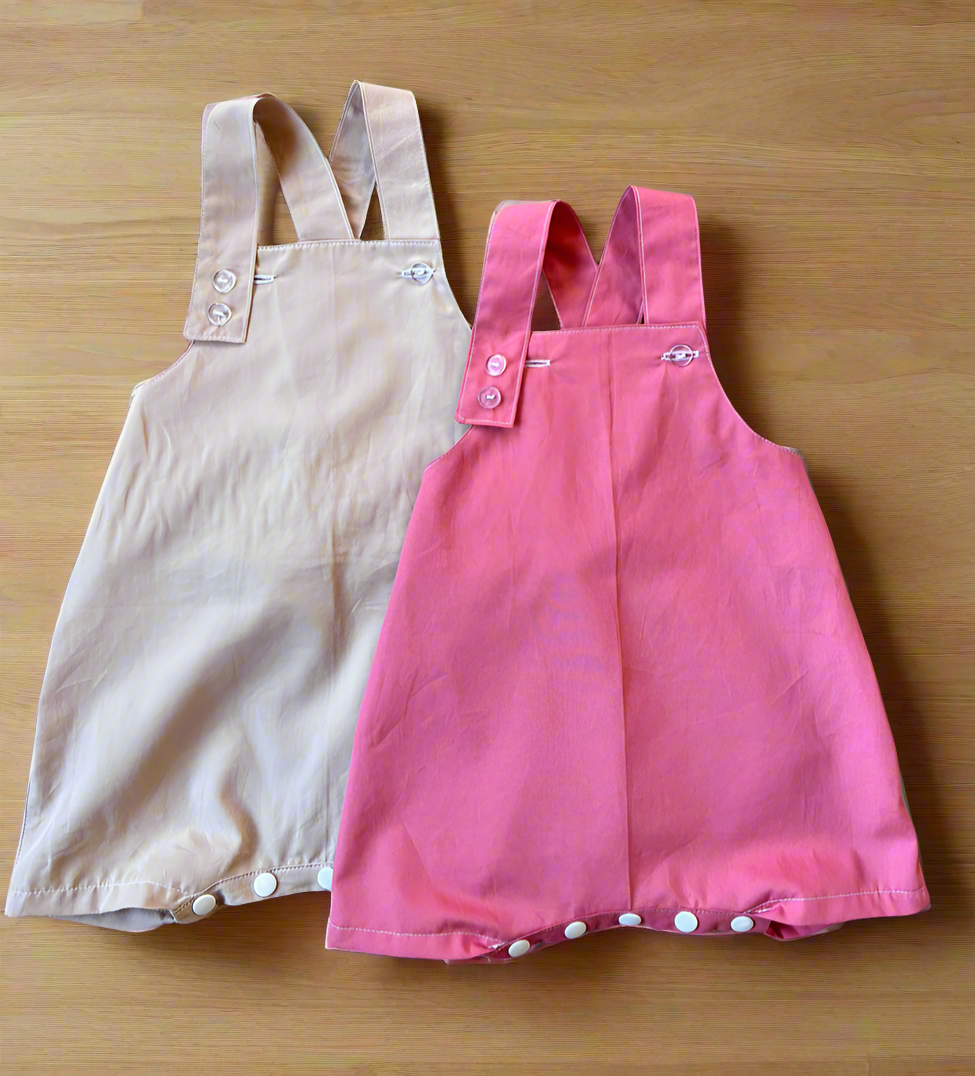 Organic cotton baby overalls