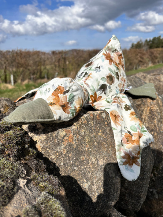 Organic cotton baby toy goose