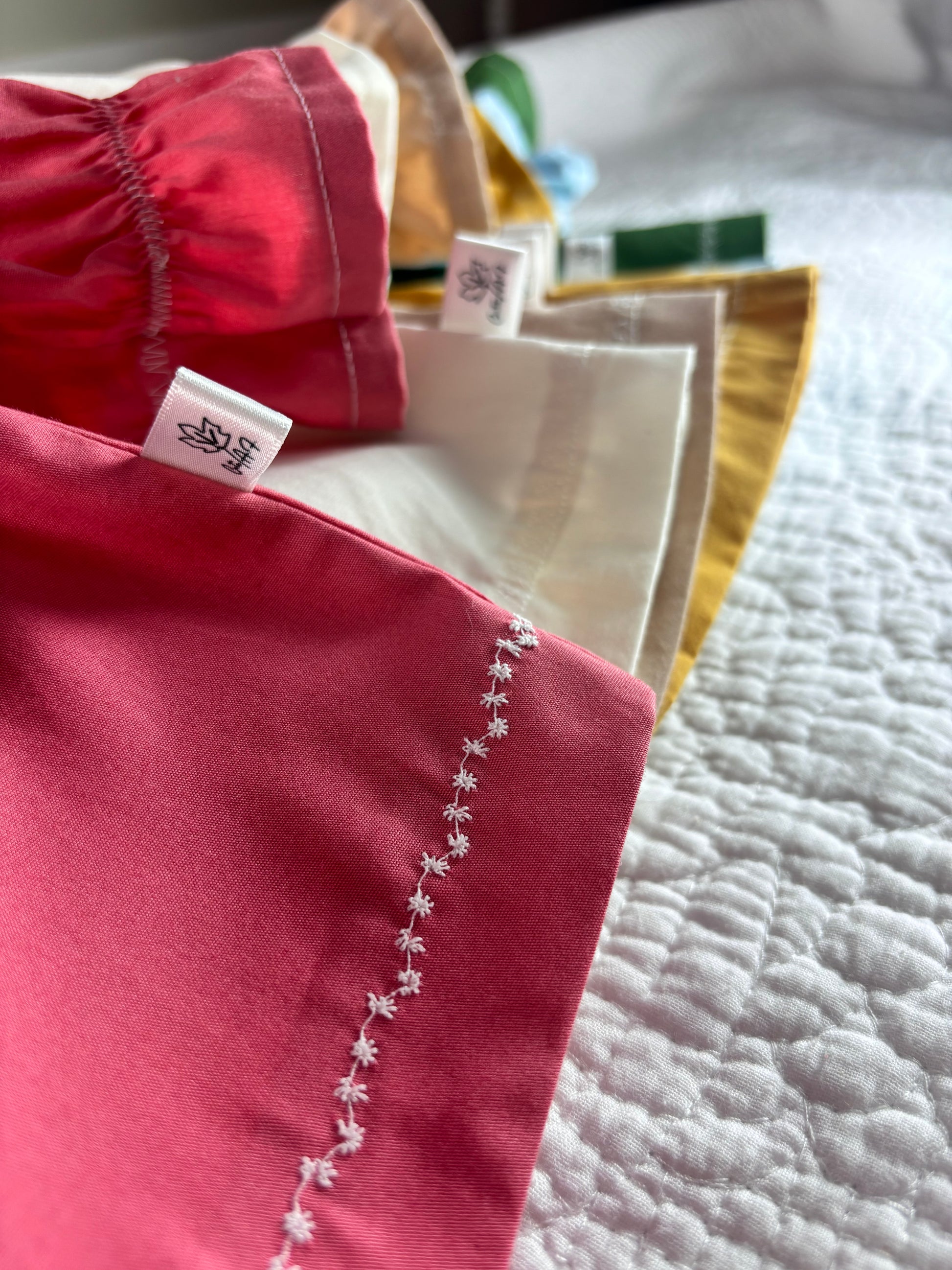 Organic cotton baby top yellow