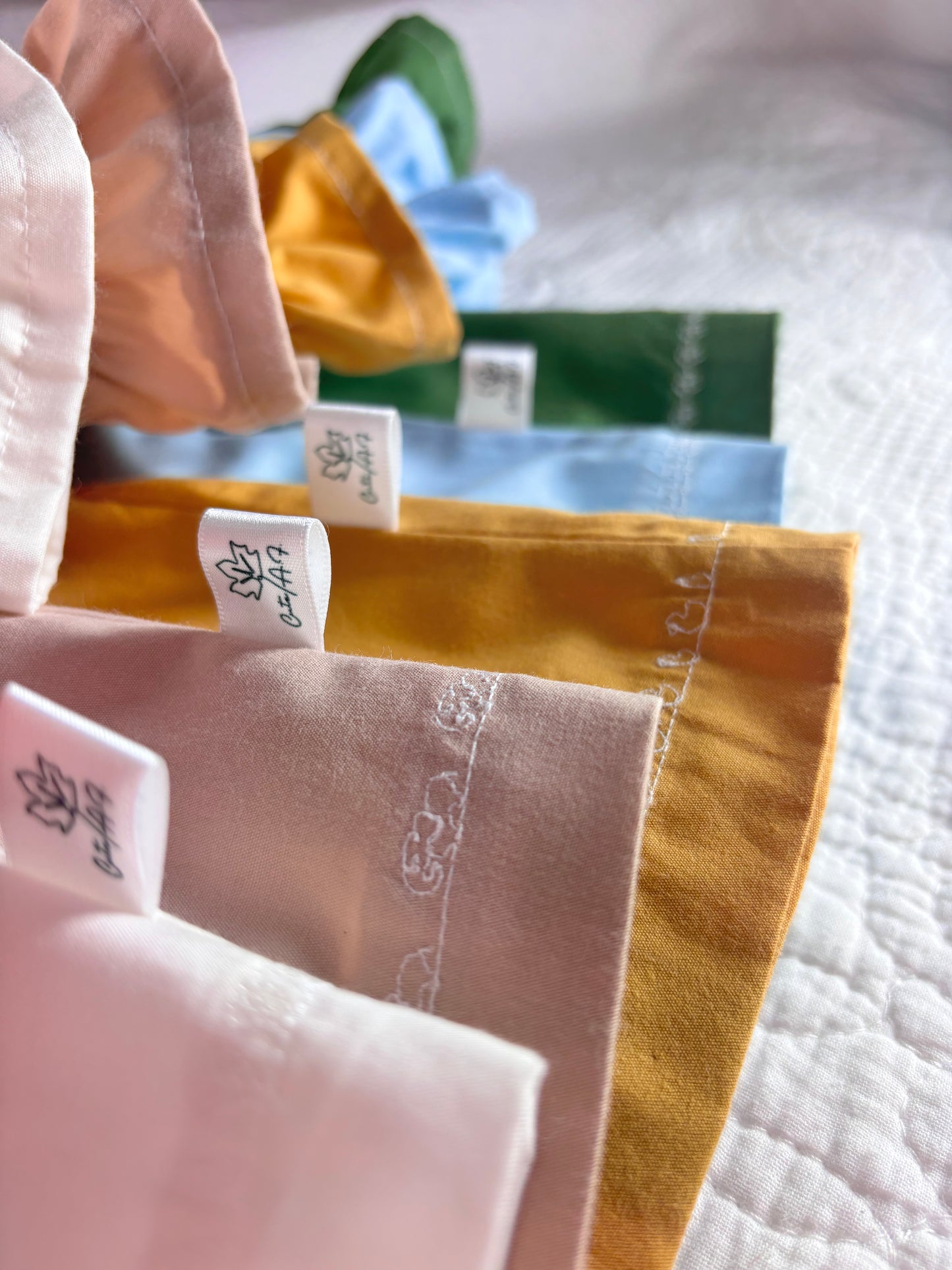 Organic cotton baby top blue