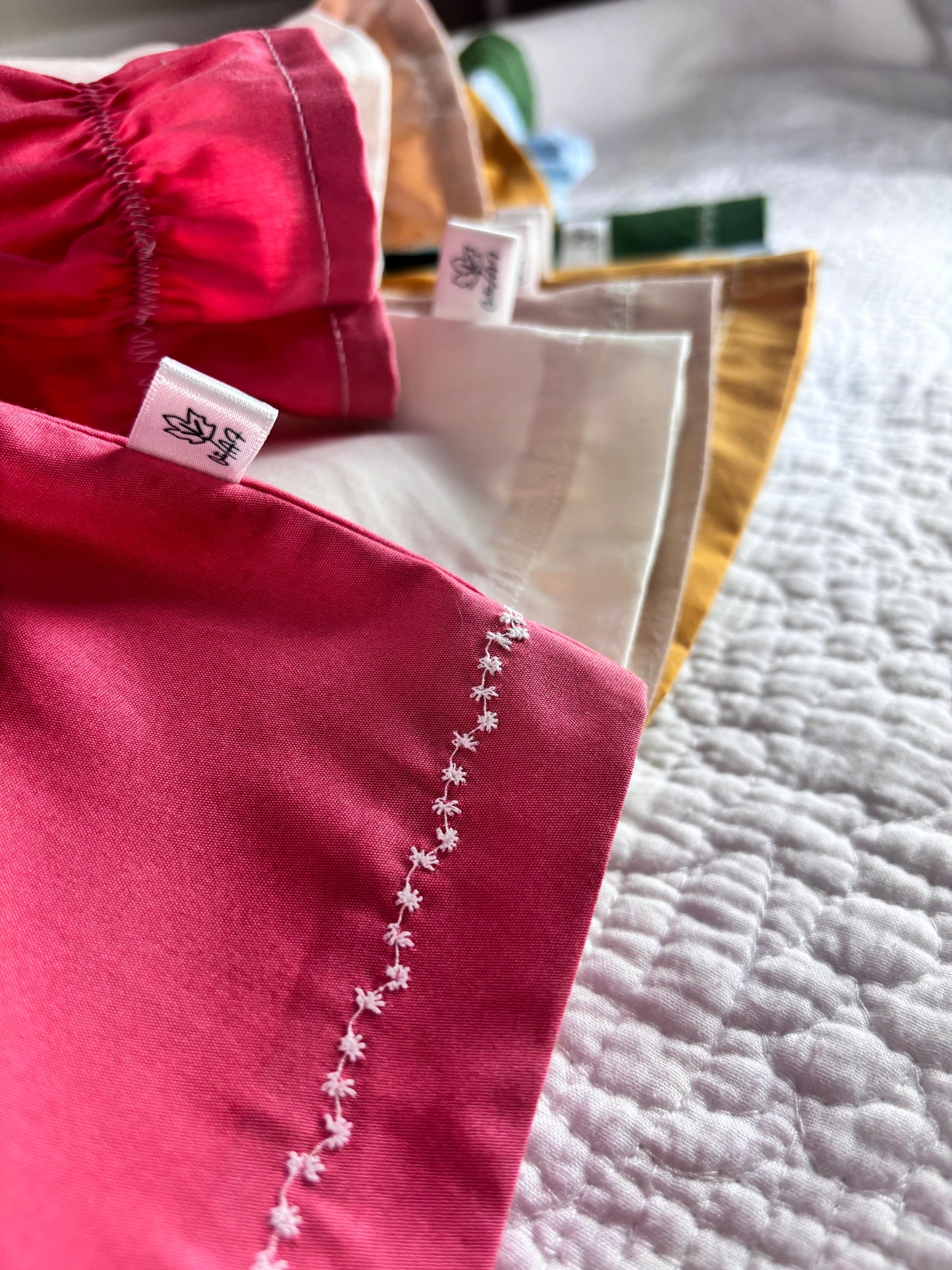 Organic cotton baby top pink