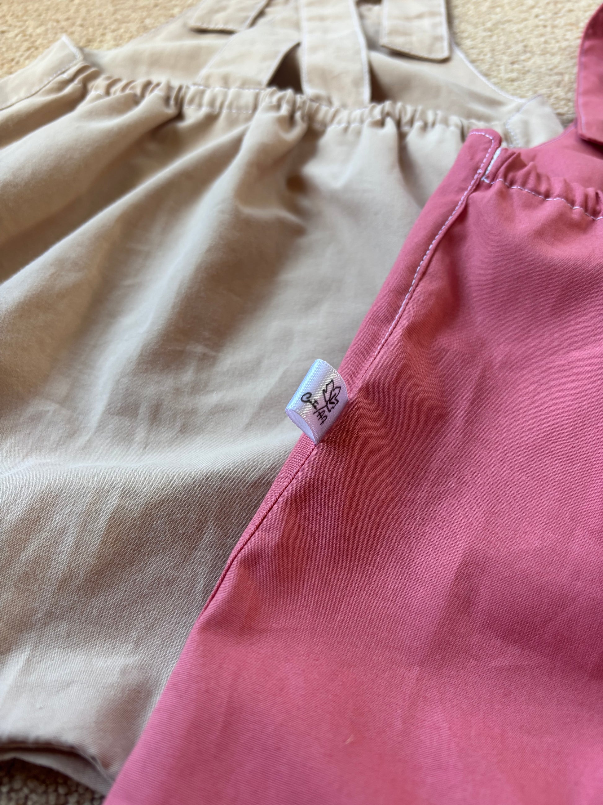 Organic cotton baby overalls