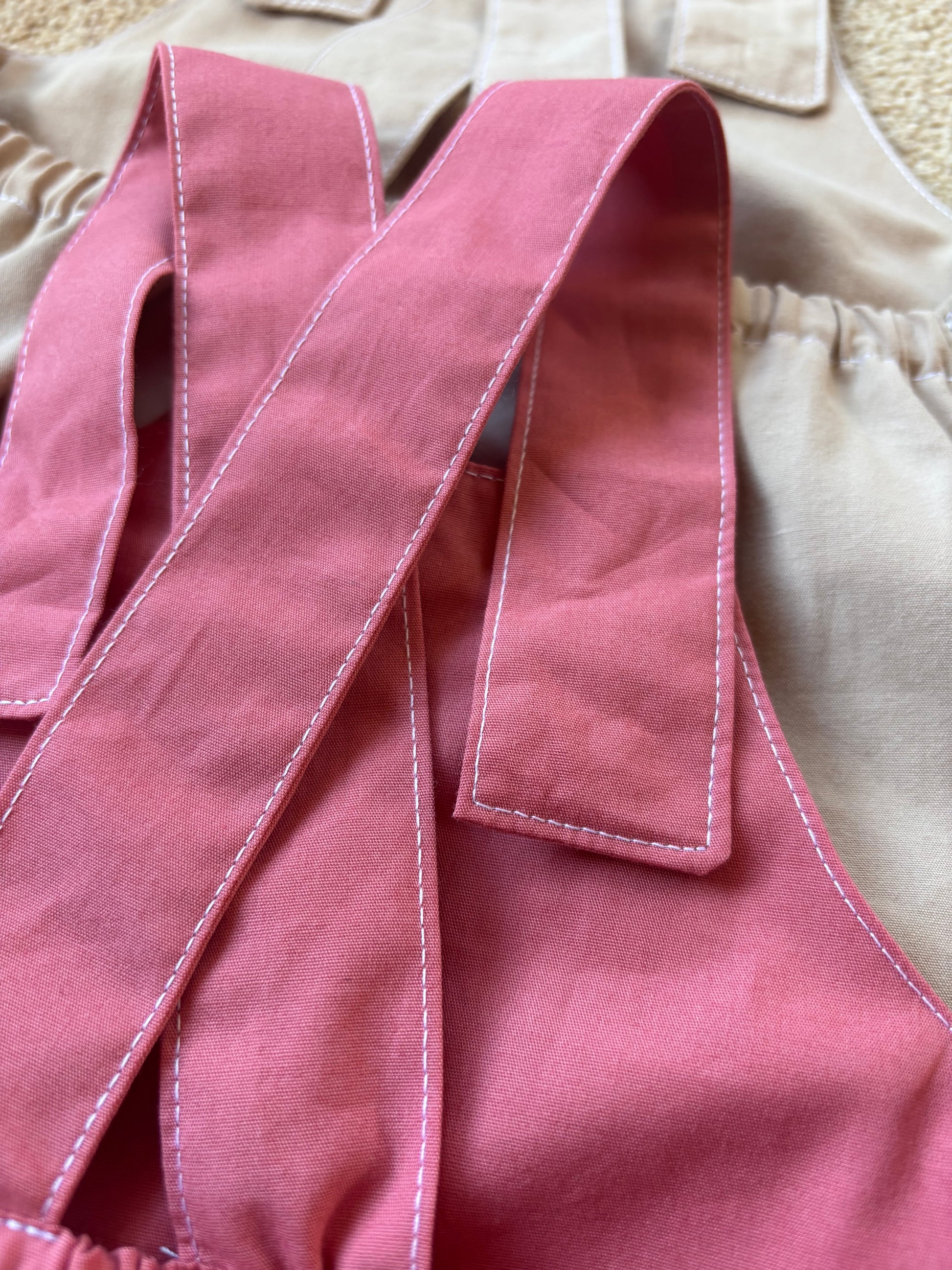 Organic cotton baby overalls