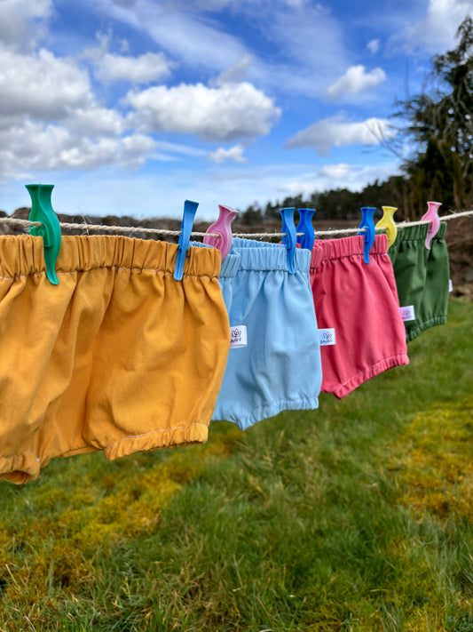 Organic cotton baby bloomers