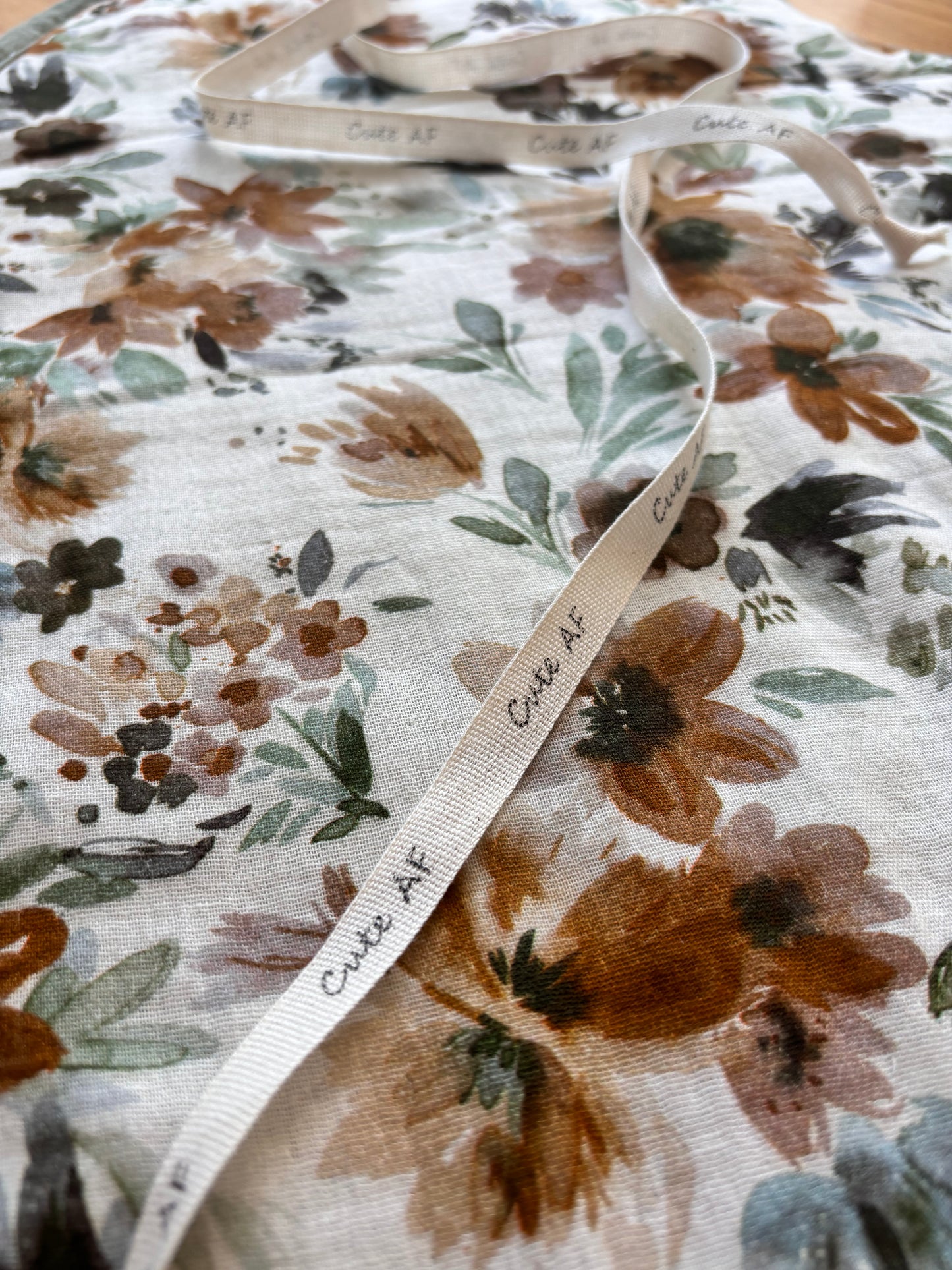 Organic cotton baby changing mat