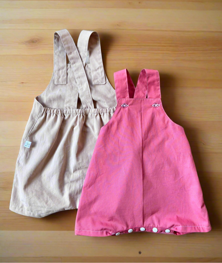 Organic cotton baby overalls