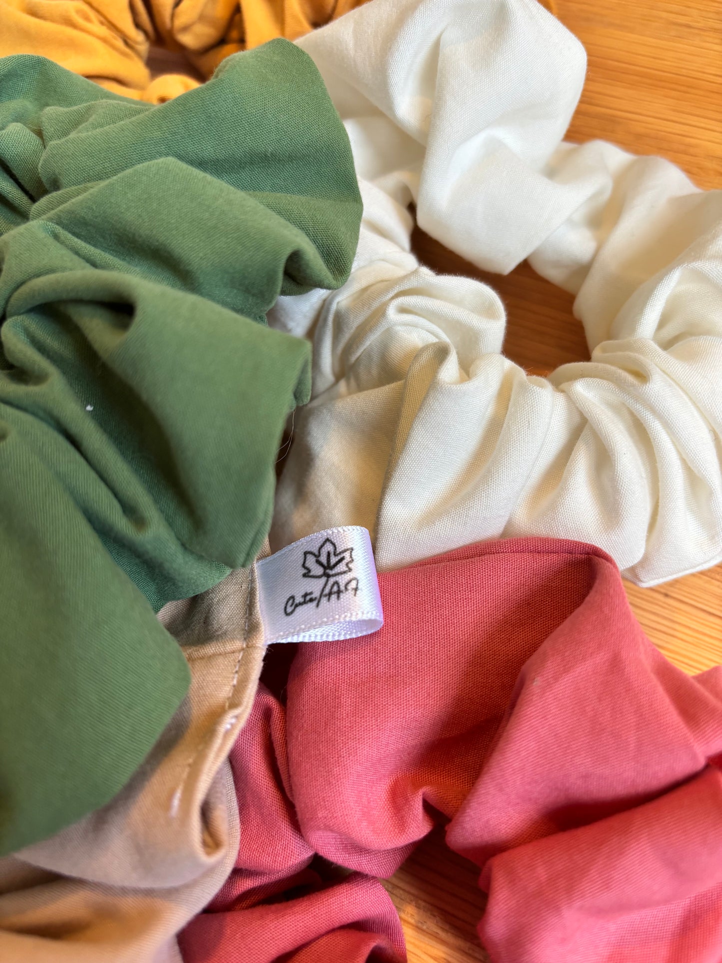 The Organic Cotton Mom Scrunchie